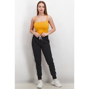 Simon Miller Women's Stretch Ano Square Neck Bodysuit In Sunset Orange XS /S NWT